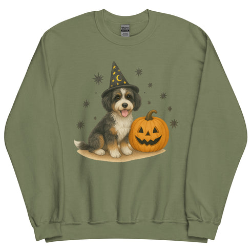 Aussiedoodle Witchy Halloween Crewneck