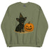 Black Chihuahua Halloween Witchy Dogs Sweatshirt