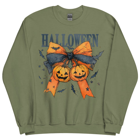 Halloween Bow Cherry Sweatshirt