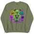 Halloween Skeleton Meditation Sweatshirt