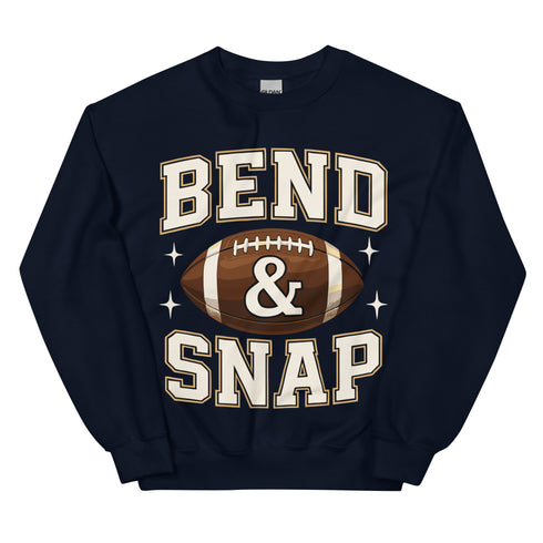 Bend and Snap Football Crewneck