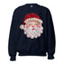 Santa Faux Patchwork Christmas Sweatshirt,