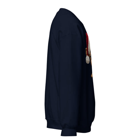 Faux Yarn Reindeer Crewneck