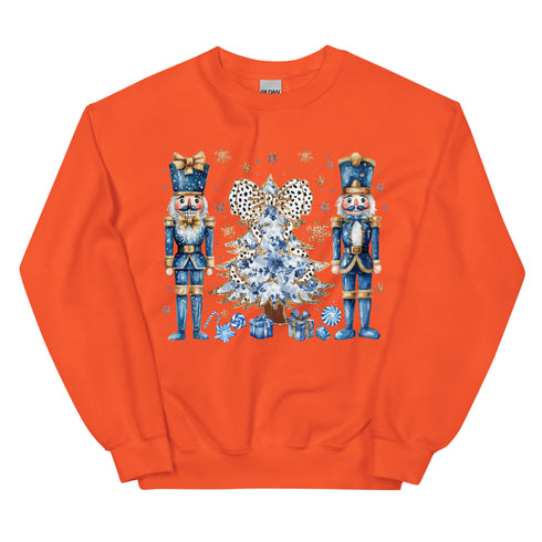 Blue Nutcracker Christmas Sweatshirt