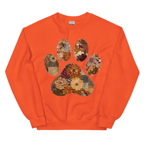 Floral Dog Mom Fall Crewneck