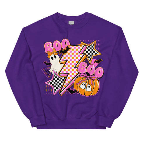 Sweatshirt Retro Halloween Doodle Shirt
