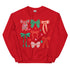 Christmas Coquette Bow Sweatshirt