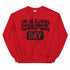 Game Day Red Plaid Football Sweatshirt