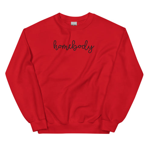Homebody Embroidered Crewneck
