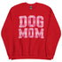Pink Dog Mom Plaid Crewneck