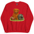 Red Golden Retriever Football Crewneck
