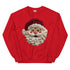 Faux Crochet Yarn Jolly Santa Sweatshirt