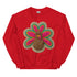Faux Crochet Thanksgiving Turkey Sweatshirt