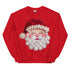 Santa Faux Patchwork Christmas Sweatshirt,