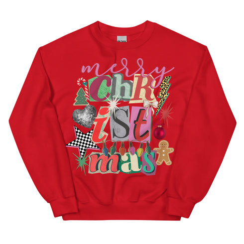 Merry Christmas Preppy Crewneck