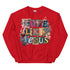 Love Like Jesus Faux Quilt Crewneck