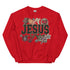 Jesus Faux Quilted Crewneck
