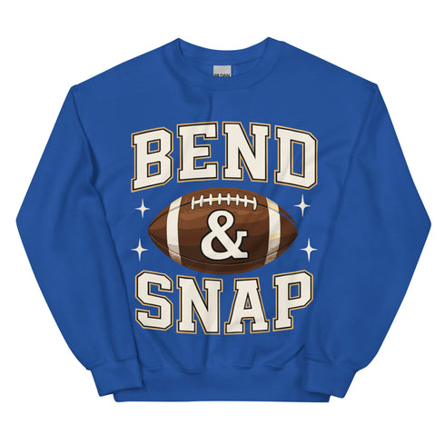 Bend and Snap Football Crewneck
