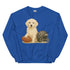 English Creme Retriever Football Crewneck