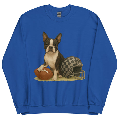 Boston Terrier Football Sweatshirt