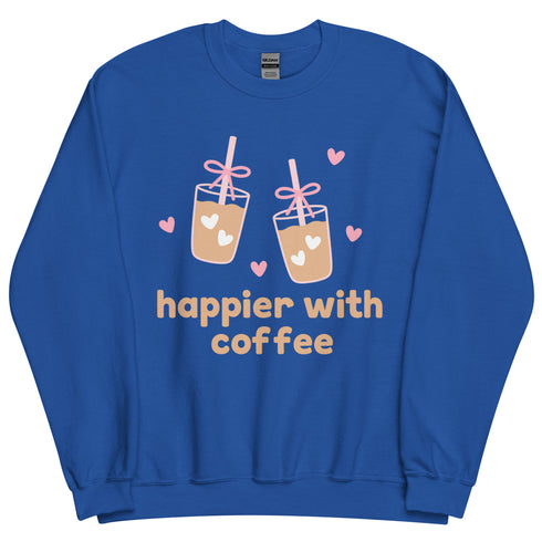 Happier with Coffee Crewneck