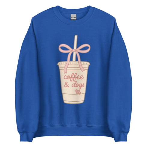 Coffee and Dogs Sweatshirt