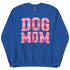 Pink Dog Mom Plaid Crewneck