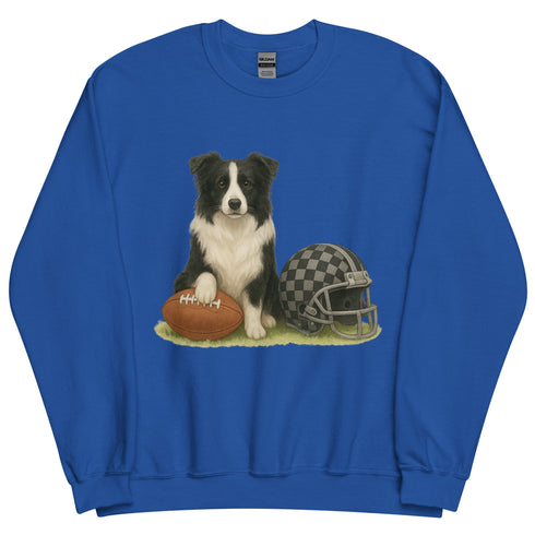 Border Collie Football Sweatshirt