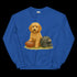 Golden doodle Football Sweatshirt