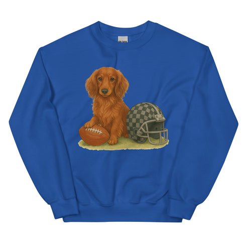 Dachshund Football Sweatshirt