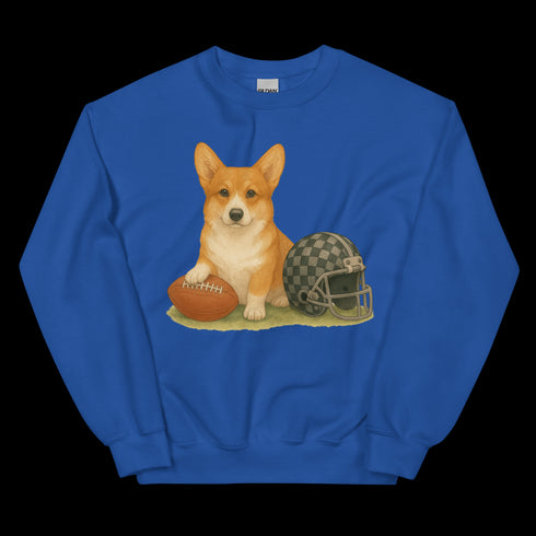Corgi Football Sweatshirt