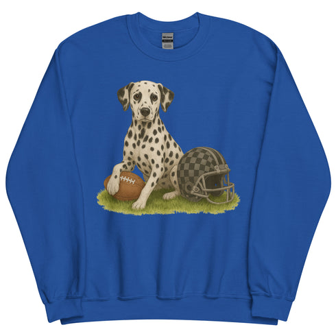 Dalmatian Football Sweatshirt