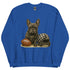 Black French Bulldog Football Sweatshirt