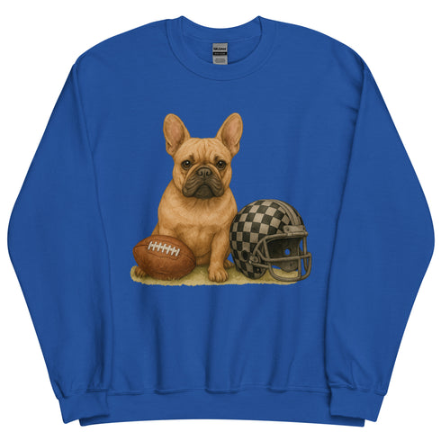 French Bulldog Football Sweatshirt