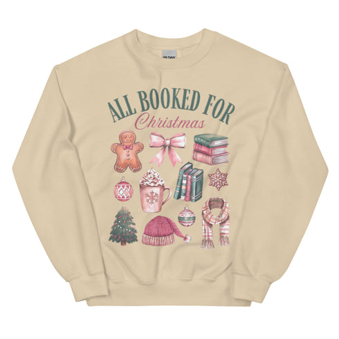 All Booked for Christmas Sweatshirt