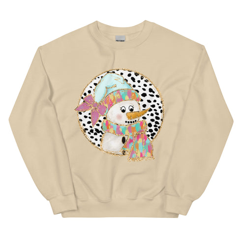 Snowman Winter Christmas Crewneck