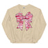 Camo Pink Bow Crewneck