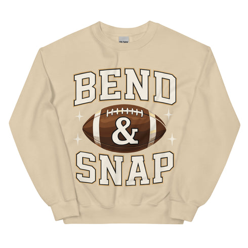 Bend and Snap Football Crewneck