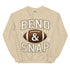 Bend and Snap Football Crewneck