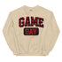 Game Day Red Plaid Football Sweatshirt