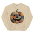 Jack O Lantern Patchwork Pumpkin Sweatshirt