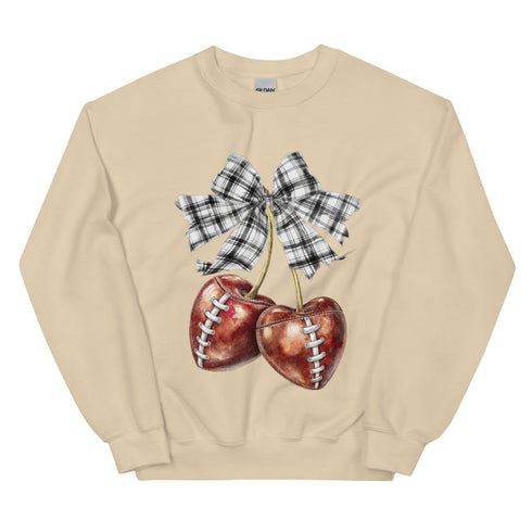 Football Cherry Sweatshirt