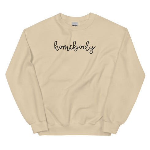 Homebody Embroidered Crewneck