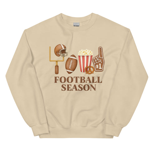 Football Season Doodles Crewneck