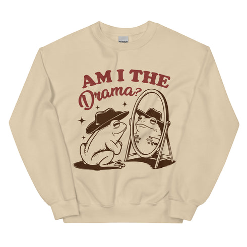 Am I the Drama? Frog Crewneck