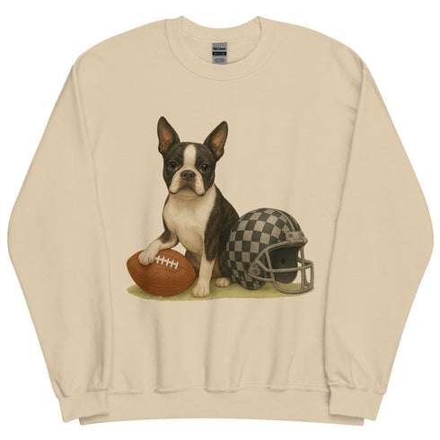 Boston Terrier Football Sweatshirt