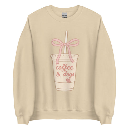 Coffee and Dogs Sweatshirt