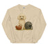 White Poodle Football Sweatshirt