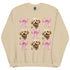 Maltipoo Pink Bow Dog Sweatshirt