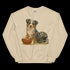 Blue Merle Aussie Football Sweatshirt
